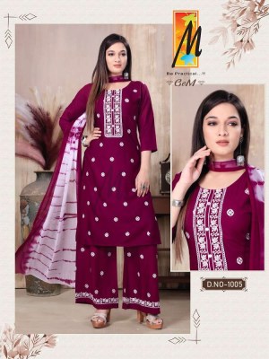 master new Kurti catalogue Gem Kurti with palazzo and dupatta set catalogue wholesaler  kurtis catalogs