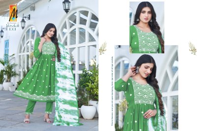 master new launch Maskali nyra cute top pants with dupatta set wholesale  kurtis catalogs