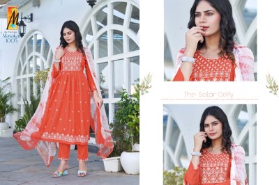 master new launch Maskali nyra cute top pants with dupatta set wholesale  kurtis catalogs