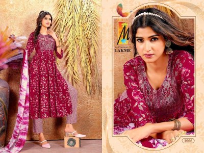 master new launch lakme nyra cut top pants with dupatta set catalogue wholesale rate in Surat  kurtis catalogs