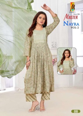 master new launch nayra vol 2 rayon printed nyra cute Kurti catalogue wholesale rate in Surat  Master