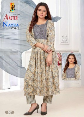 master new launch nayra vol 2 rayon printed nyra cute Kurti catalogue wholesale rate in Surat  kurtis catalogs