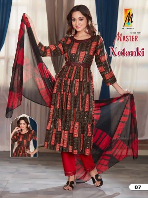 master new presents notanki rayon foil printed Kurti pants with dupatta and belt Kurti catalogue wholesale rate  kurtis catalogs