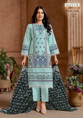 mayur creation by nigar vol 1 pure cotton unstitched dress materoal catalogue at low rate salwar kameez catalogs