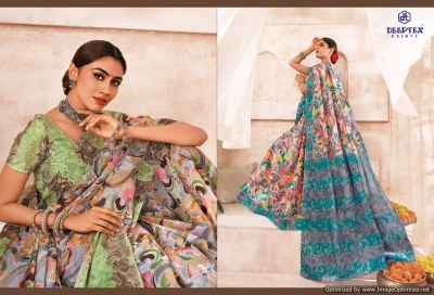 mother india vol 52 by deeptex heavy cotton printed saree catalogue at affordable rate sarees catalogs