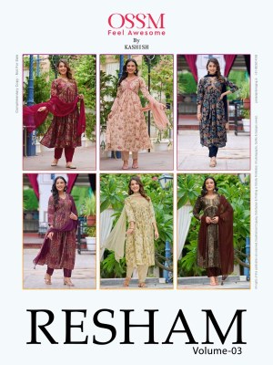 ossm new Resham vol 3  Premium collection alia collection Kurti catalogue wholesale  kurtis catalogs