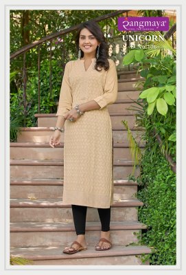 Rangmaya presents unicron chikan work wholesale kurti kurtis catalogs