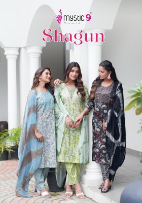 shagun vol 7 by mystic 9 capsuale foil printed readyamade suit catalogue Mystic 9