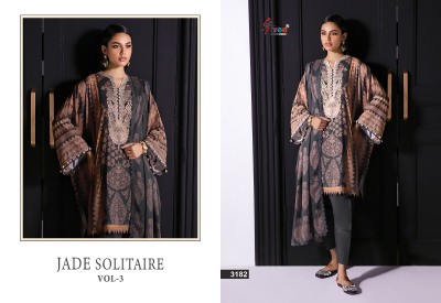 shree fab new jade solitaire vol 3  pure cotton patch work Pakistani suits wholesale  chiffon dupatta pakistani suit catalogs