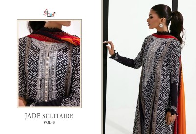 shree fab new jade solitaire vol 3  pure cotton patch work Pakistani suits wholesale  cotton dupatta pakistani suit catalogs