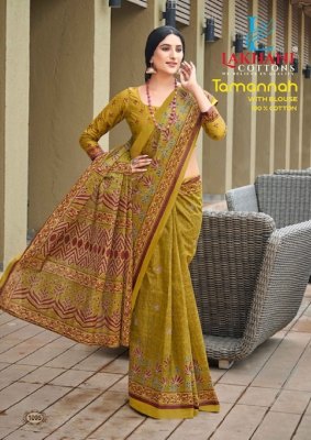 tamannah by lakhani cotton presenting premium cotton printed saree catalogue   sarees catalogs