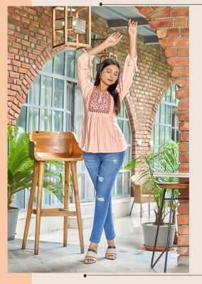 tips and tips new launch lavish Fancy  western Short Tops collection kurtis catalogs