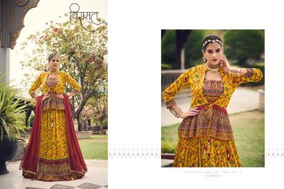 virashat by arunima new designer Sequence work with pure digital print readymade lehenga choli at wholesale price  lehenga choli catalogs