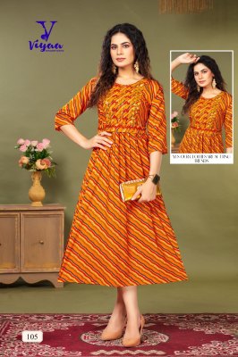 viyaa designer new presents nora belt vol 1 rayon nyra cute a line kurti wholesale  kurtis catalogs