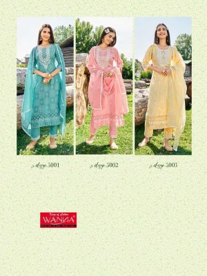 wanna presents amara pure rayon printed top pants with dupatta set catalogue wholesale  kurtis catalogs