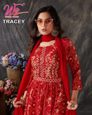 we by women ethnic new tracey Heavy Rayon Print kurti pants and dupatta set catalogue wholesale  kurtis catalogs