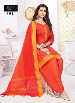 weave n stitch new launch platinum vol 18 south cotton ready made salwar kameez wholesale  without lining kurtis catalogs