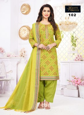 weave n stitch new launch platinum vol 18 south cotton ready made salwar kameez wholesale  without lining kurtis catalogs