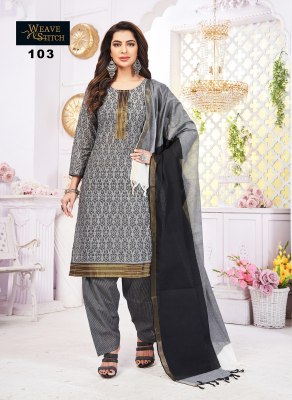 weave n stitch new launch platinum vol 18 south cotton ready made salwar kameez wholesale  without lining kurtis catalogs