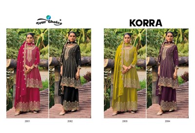 your choice by korra Upcoming weddding and festival season designer readymade suit actalogue readymade suit catalogs