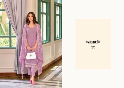 zaveri women beauty by glory soft organza kurti pant and dupatta at wholesale rate kurtis catalogs