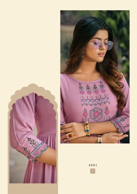 zoya by karissa Premium  rayon gown stylish  hand work  wholesale kurti kurtis catalogs